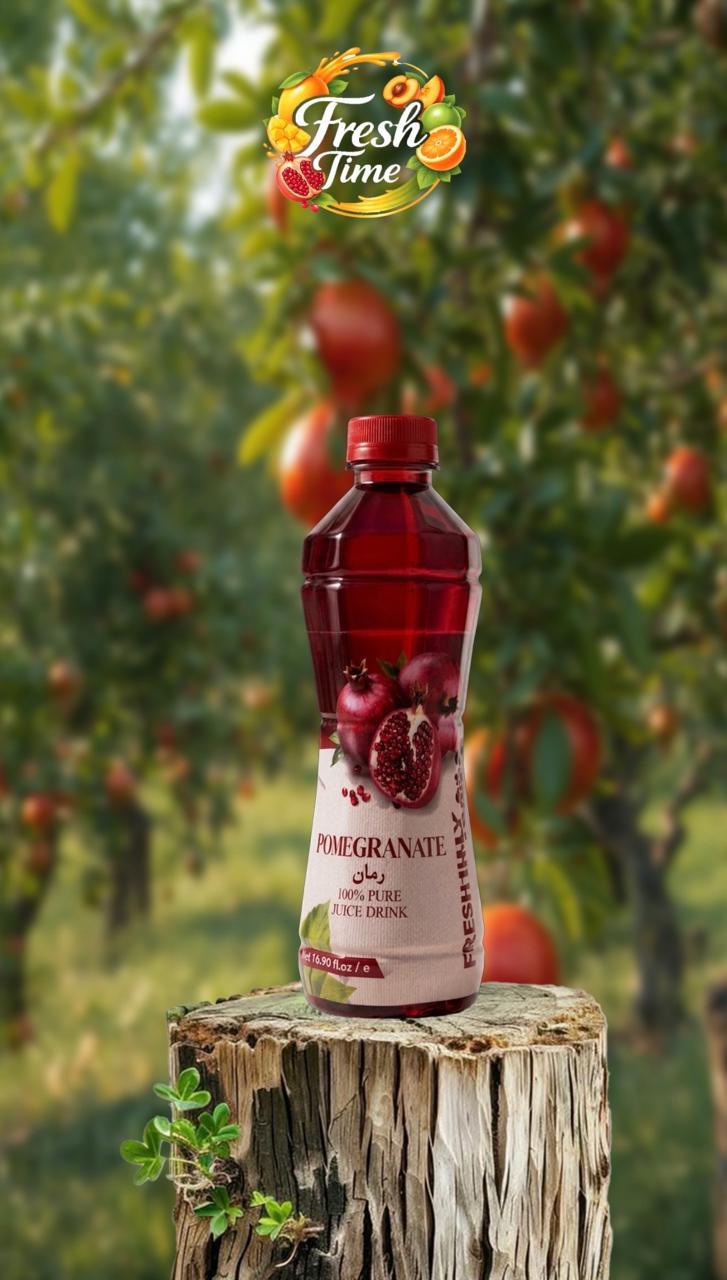 Freshtime Peach Juice Bottle